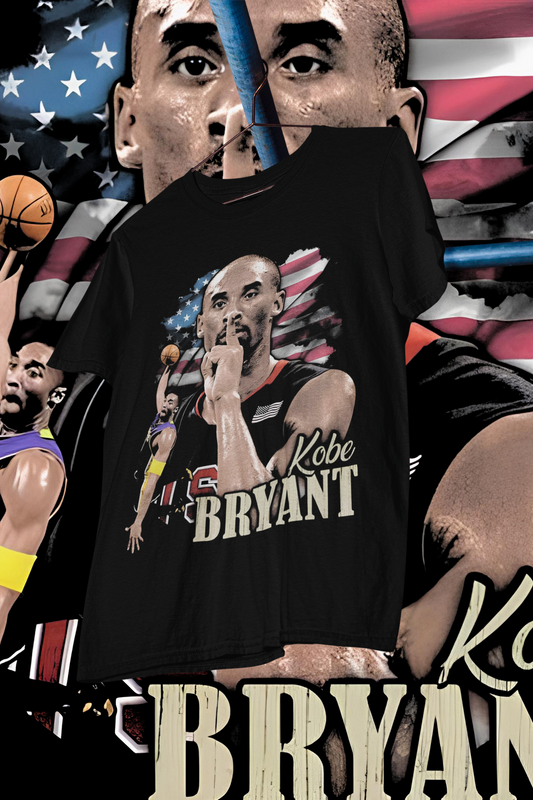 KOBE BRYANT USA SHHHH - shirt design, Bootleg tees design, ready to print, Printable design basketball, 90s, DTF,DTG,300 DPI
