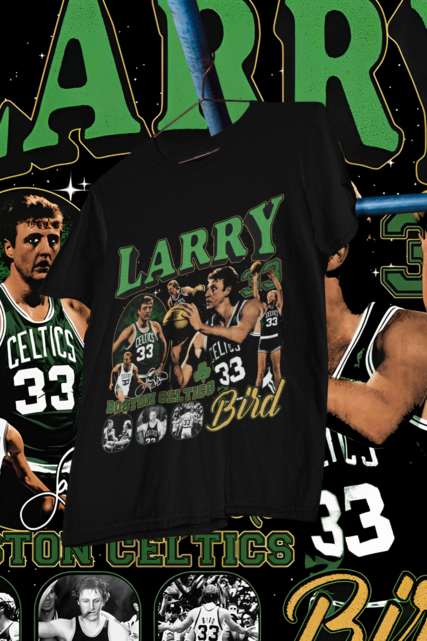 LARRY BIRD -shirt design, Bootleg tees design, ready to print, Printable design basketball, 90s, DTF,DTG,300 DPI