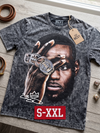 LEBRON JAMES Jumbo Print Acid Washed Vintage 90s Style Heavyweight T-Shirt