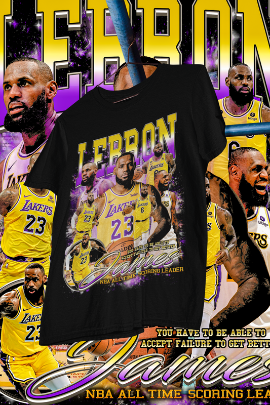 LEBRON JAMES ALL TIME-shirt design, Bootleg tees design, ready to print, Printable design basketball, 90s, DTF,DTG,300 DPI