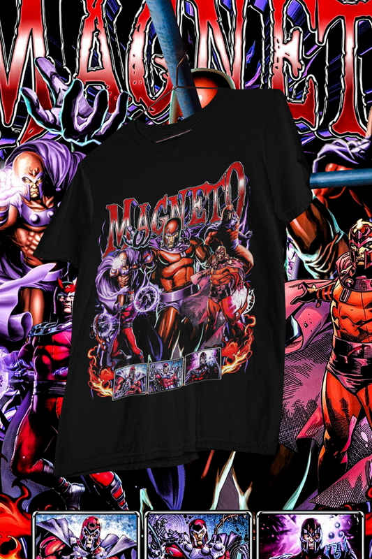MAGNETO - shirt design, Bootleg tees design, ready to print, Printable design superhero, 90s, DTF,DTG,300 DPI