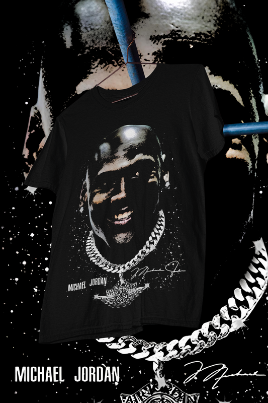MICHAEL JORDAN BIG FACE WITH CHAIN - shirt design, Bootleg tees design, ready to print, Printable design basketball, 90s, DTF,DTG,300 DPI