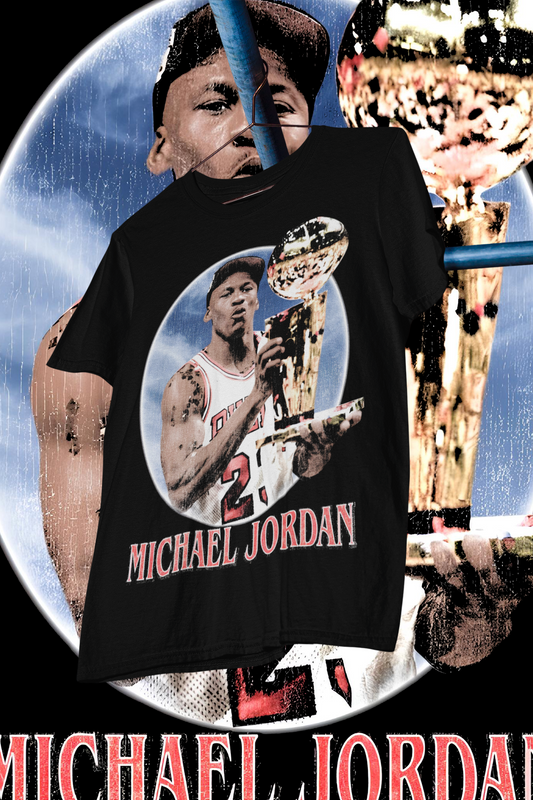 MICHAEL JORDAN CLOUD TROPHY - shirt design, Bootleg tees design, ready to print, Printable design basketball, 90s, DTF,DTG,300 DPI