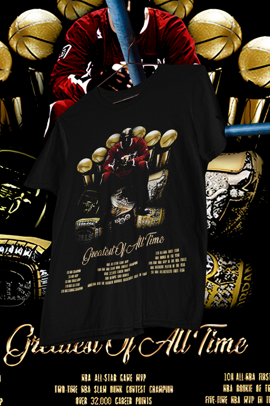 MICHAEL JORDAN SITTING TROPHIES - shirt design, Bootleg tees design, ready to print, Printable design basketball, 90s, DTF,DTG,300 DPI