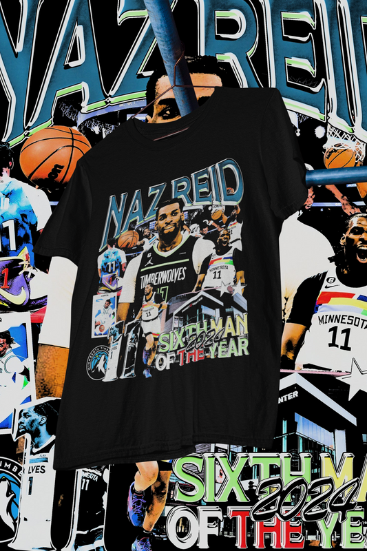 NAZ REID - shirt design, Bootleg tees design, ready to print, Printable design basketball, 90s, DTF,DTG,300 DPI