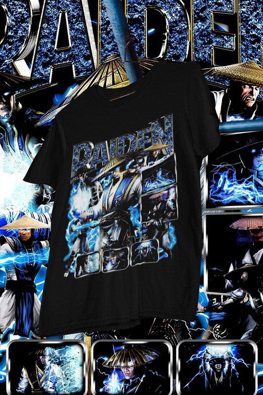 RAIDEN MK- shirt design, Bootleg tees design, ready to print, Printable design basketball, 90s, DTF,DTG,300 DPI