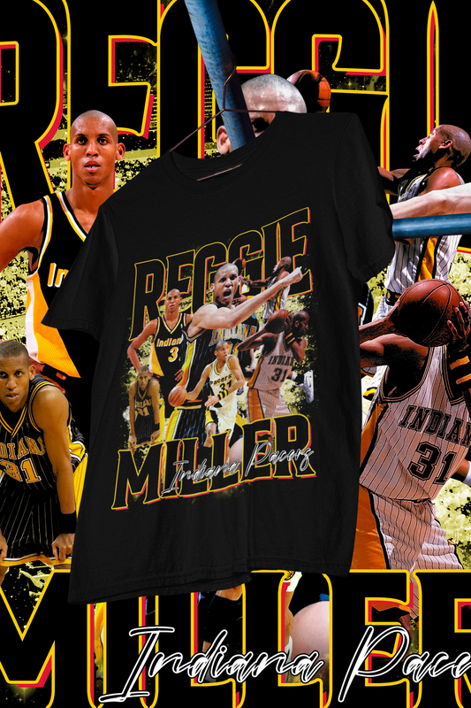 REGGIE MILLER - shirt design, Bootleg tees design, ready to print, Printable design basketball, 90s, DTF,DTG,300 DPI
