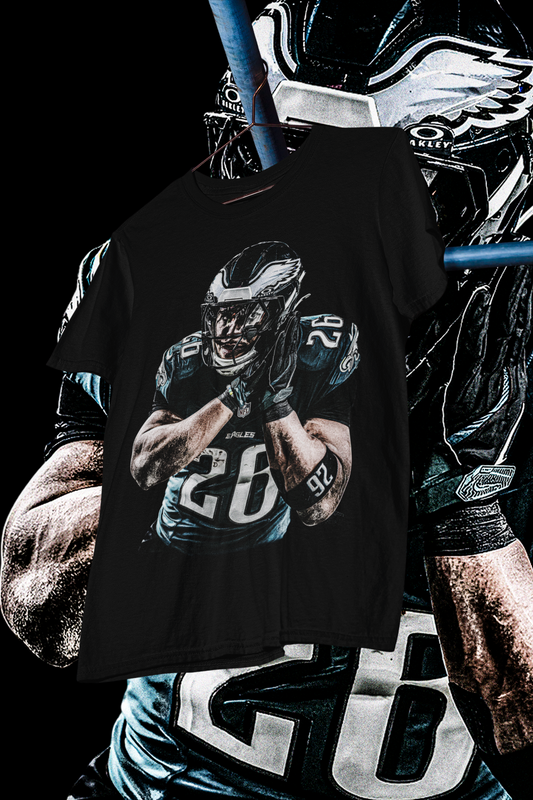 SAQUON BARKLEY - shirt design, Bootleg tees design, ready to print, Printable design basketball, 90s, DTF,DTG,300 DPI