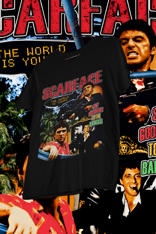 SCARFACE - shirt design, Bootleg tees design, ready to print, Printable design basketball, 90s, DTF,DTG,300 DPI