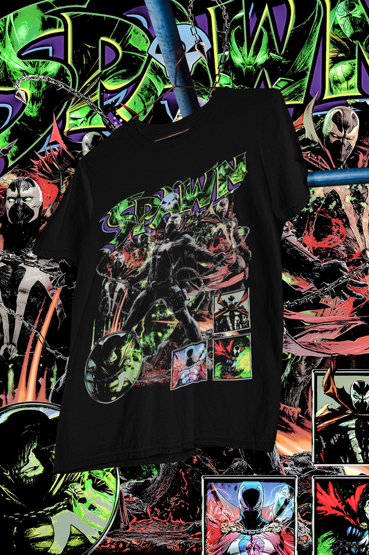 SPAWN- shirt design, Bootleg tees design, ready to print, Printable design superhero, 90s, DTF,DTG,300 DPI