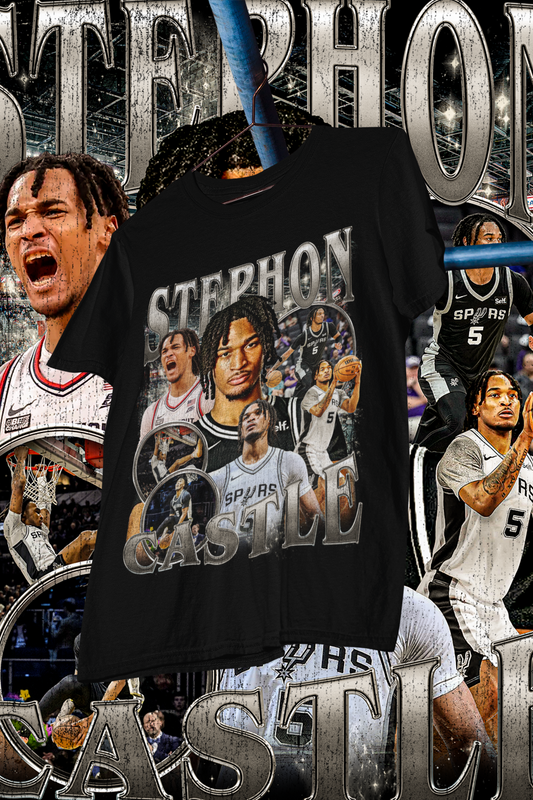 STEPHON CASTLE - shirt design, Bootleg tees design, ready to print, Printable design basketball, 90s, DTF,DTG,300 DPI