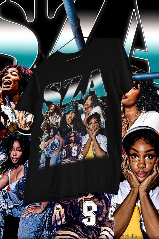 SZA - shirt design, Bootleg tees design, ready to print, Printable design basketball, 90s, DTF,DTG,300 DPI