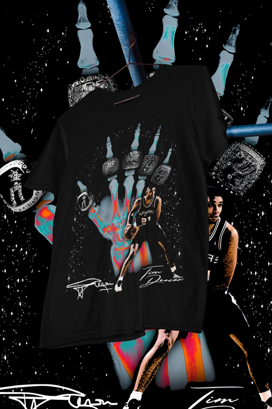 TIM DUNCAN RINGS- shirt design, Bootleg tees design, ready to print, Printable design basketball, 90s, DTF,DTG,300 DPI