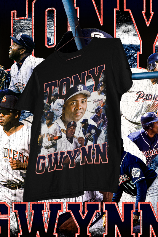 TONY GWYNN- shirt design, Bootleg tees design, ready to print, Printable design basketball, 90s, DTF,DTG,300 DPI