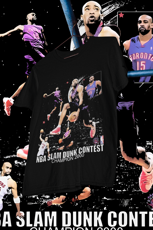 VINCE CARTER 2000 DUNK CHAMP - shirt design, Bootleg tees design, ready to print, Printable design basketball, 90s, DTF,DTG,300 DPI