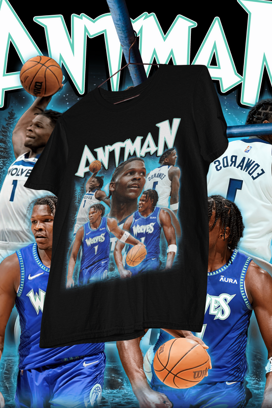 ANTHONY EDWARDS- shirt design, Bootleg tees design, ready to print, Printable design basketball, 90s, DTF,DTG,300 DPI