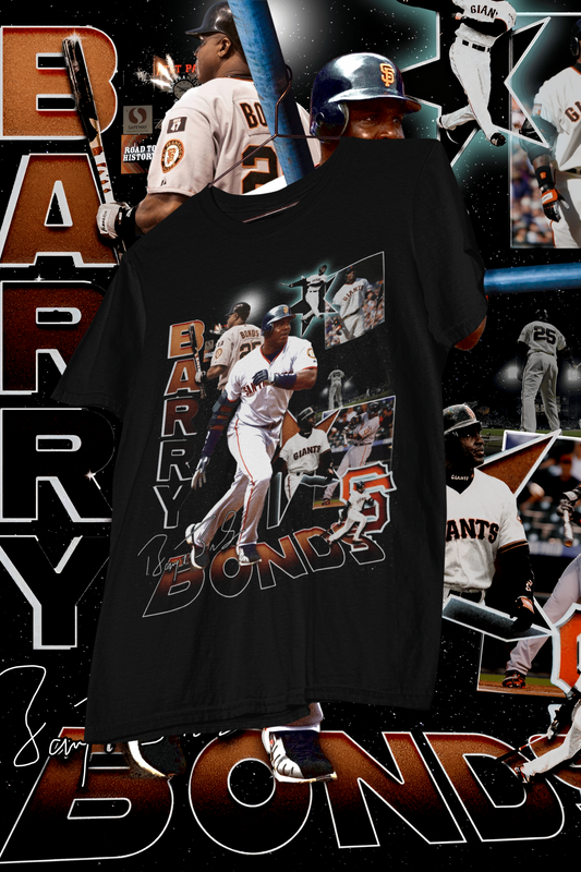 BARRY BONDS - shirt design, Bootleg tees design, ready to print, Printable design basketball, 90s, DTF,DTG,300 DPI