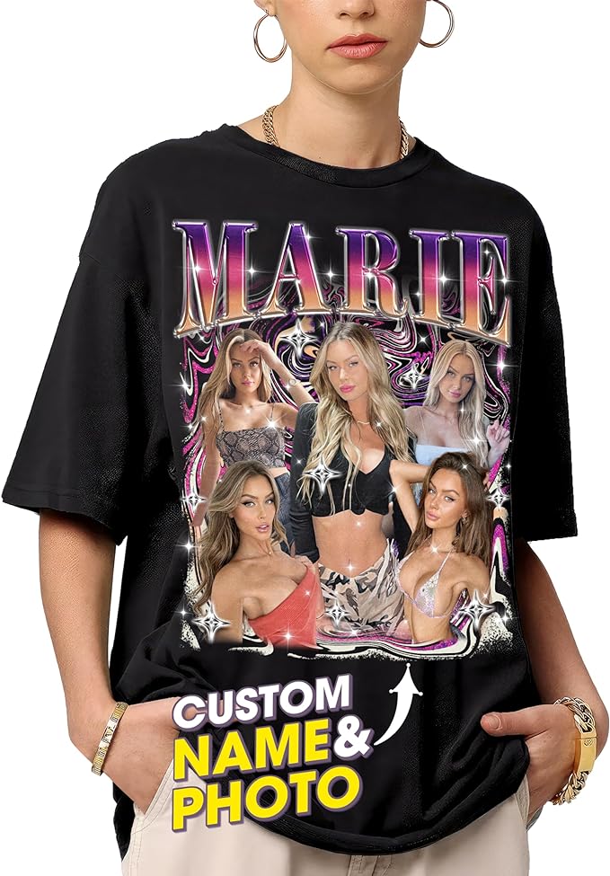 Custom Vintage Bootleg T Shirt | Custom T Shirt | Custom Big Face T Shirt