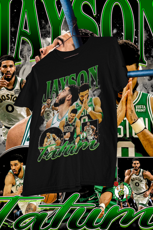 JAYSON TATUM - shirt design, Bootleg tees design, ready to print, Printable design basketball, 90s, DTF,DTG,300 DPI