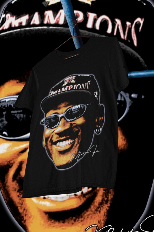 MICHAEL JORDAN BIG FACE CHAMPION- shirt design, Bootleg tees design, ready to print, Printable design basketball, 90s, DTF,DTG,300 DPI