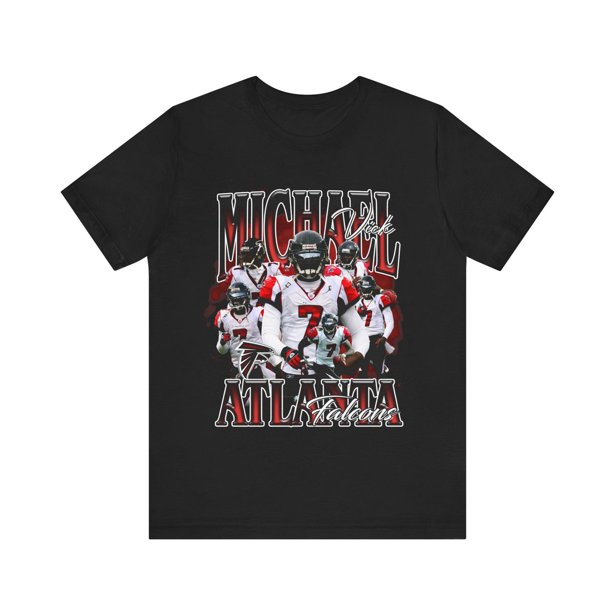 Vintage 90s Football Bootleg Style T-Shirt MICHAEL VICK Unisex Graphic Tee Shirt