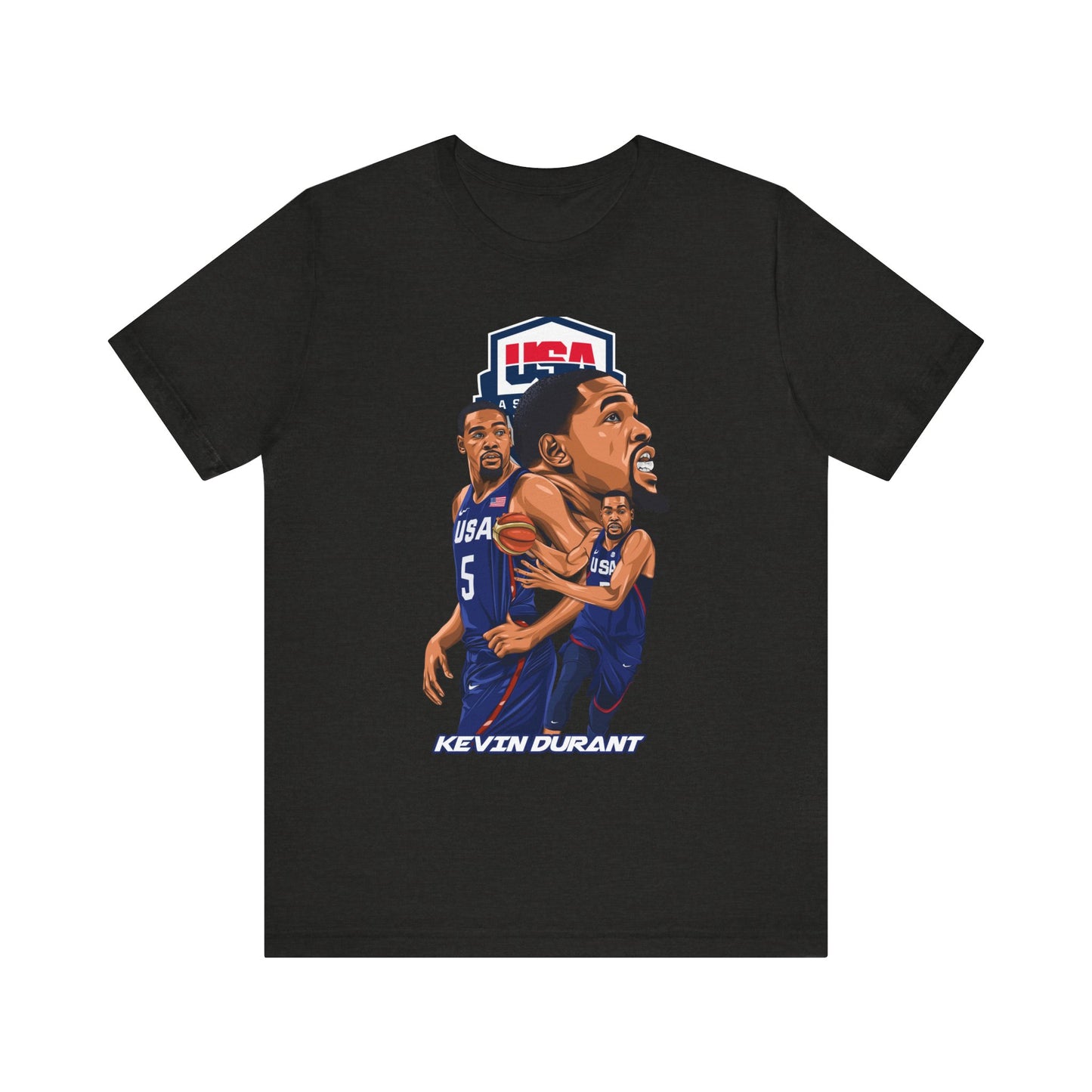 KEVIN DURANT USA Unisex Jersey Short Sleeve Tee