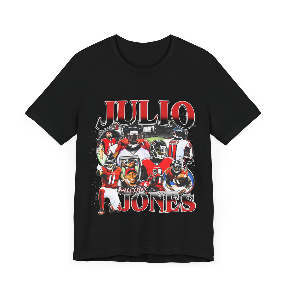 Vintage 90s Football Bootleg Style T-Shirt JULIO JONES Unisex Graphic Tee Shirt