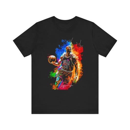 MICHAEL JORDAN PREMIUM Art Unisex Jersey Short Sleeve Tee Shirt