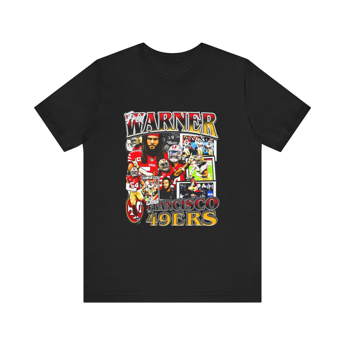 Vintage 90s Football Bootleg Style T-Shirt, FRED WARNER Unisex Graphic Tee Shirt