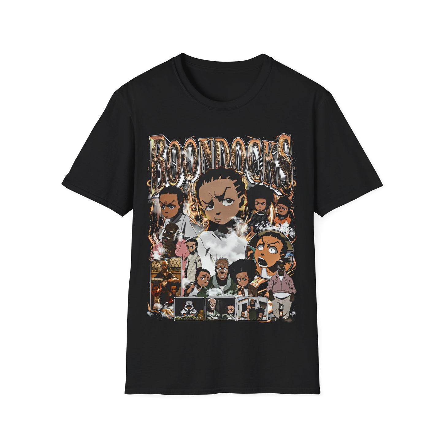 Vintage 90s Pop Culture Bootleg Style T-Shirt, BOONDOCKS Retro Shirt Unisex Graphic Tee
