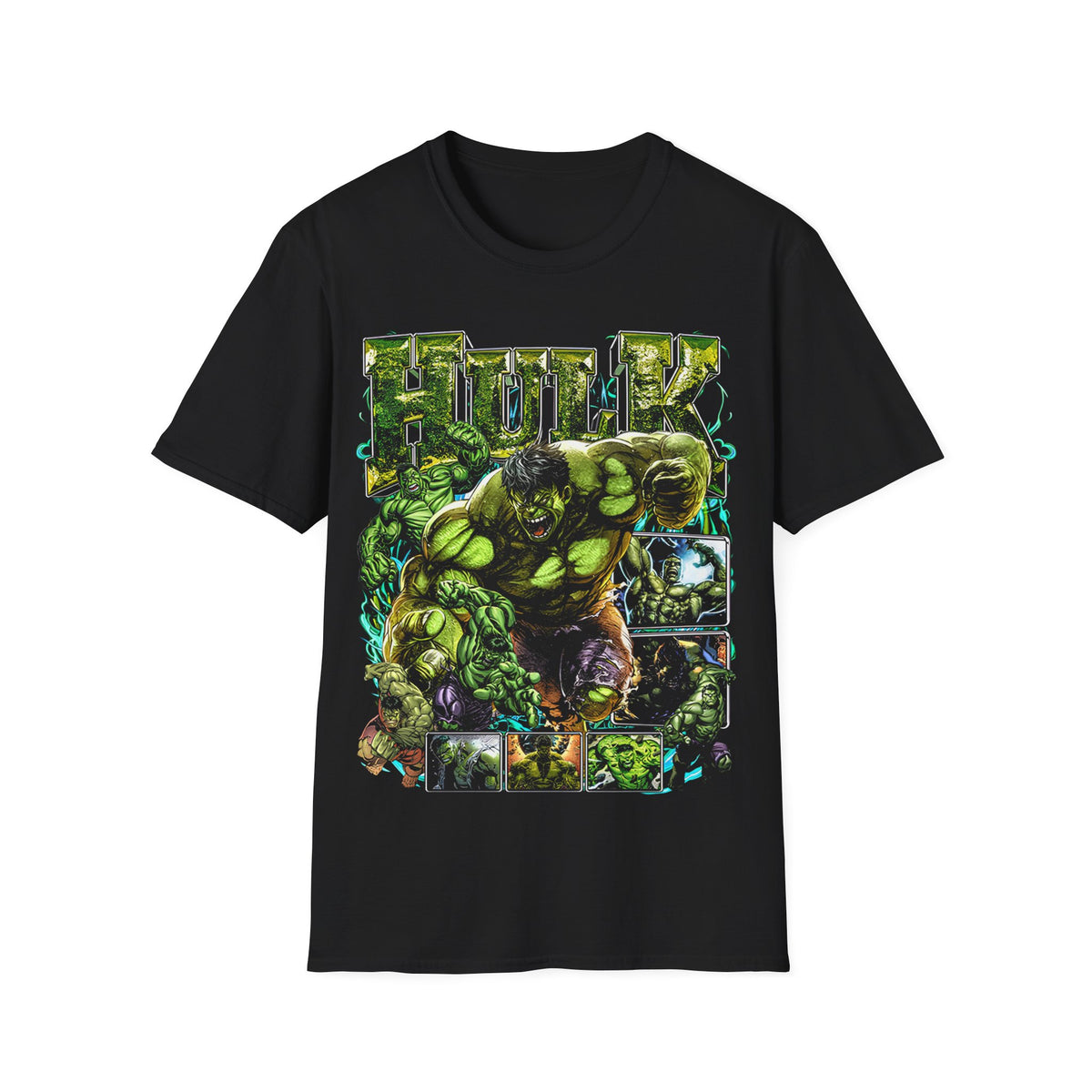 Vintage 90s Superheroes Bootleg Style T-Shirt, HULK Retro Superheroes Shirt Unisex Graphic Tee