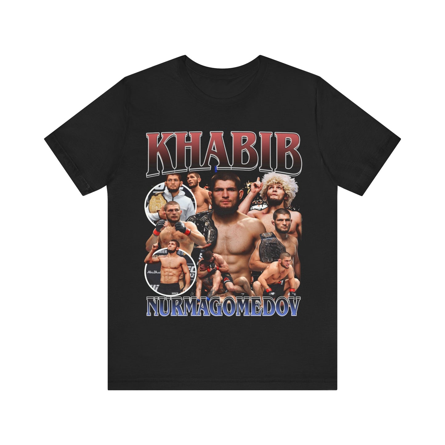 Vintage 90s Bootleg Style T-Shirt, Fighter KHABIB NURMAGOMEDOV Unisex Tee Shirt