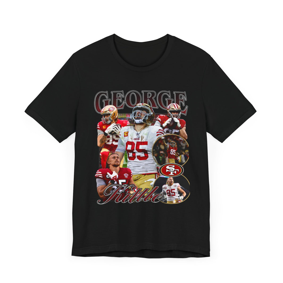 Vintage 90s Football Bootleg Style T-Shirt, GEORGE KITTLE Unisex Tee Shirt