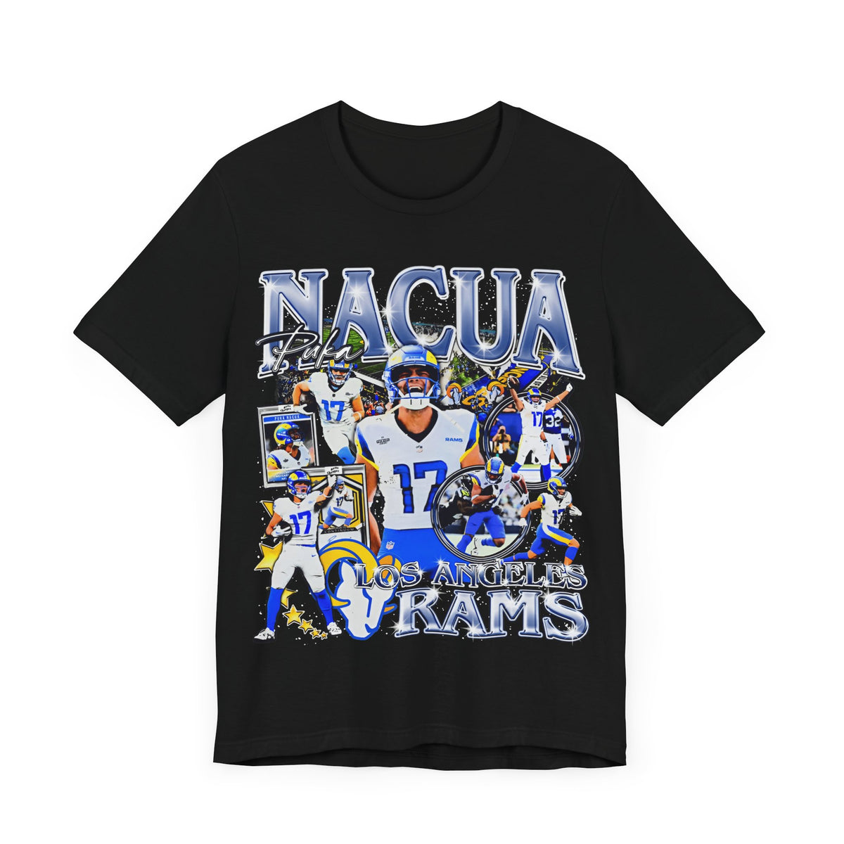 Vintage 90s Football Bootleg Style T-Shirt PUKA NACUA Unisex Graphic Tee Shirt