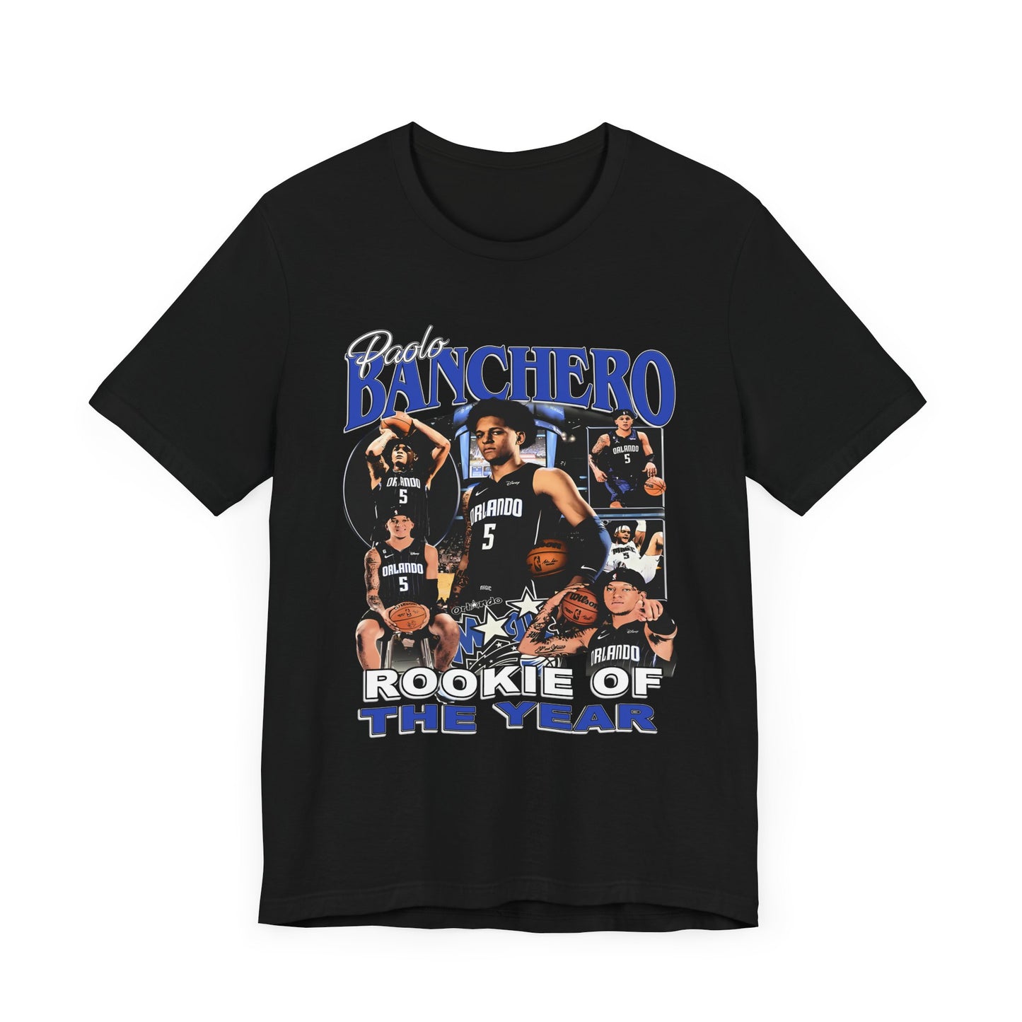 Vintage 90s Basketball Bootleg Style T-Shirt, PAOLO BANCHERO Unisex Tee Shirt