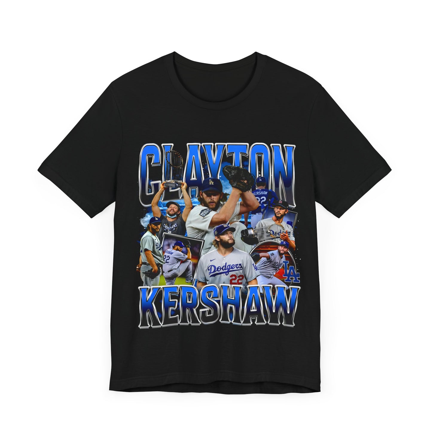 Vintage 90s Baseball Bootleg Style TShirt CLAYTON KERSHAW Unisex Graphic Tee
