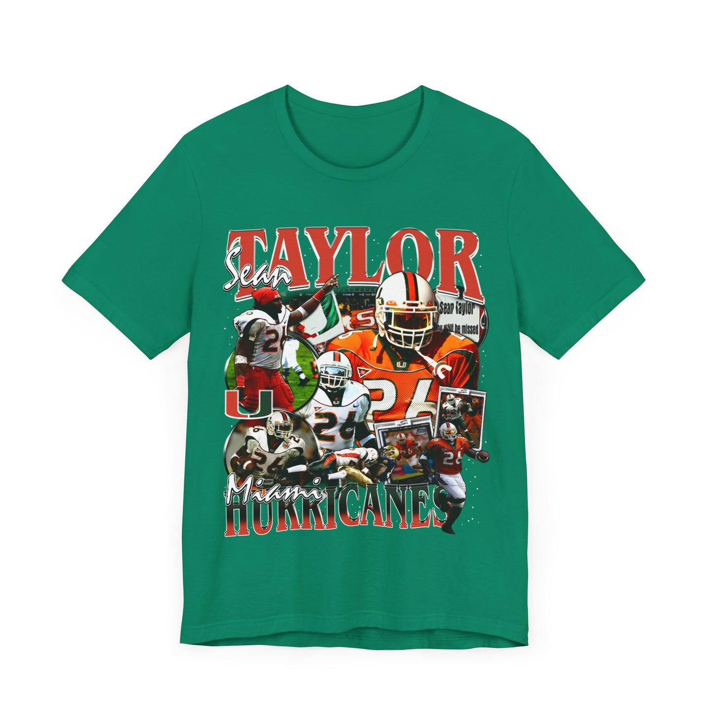 Vintage 90s Football Bootleg Style TShirt SEAN TAYLOR Unisex Graphic Tee Shirt
