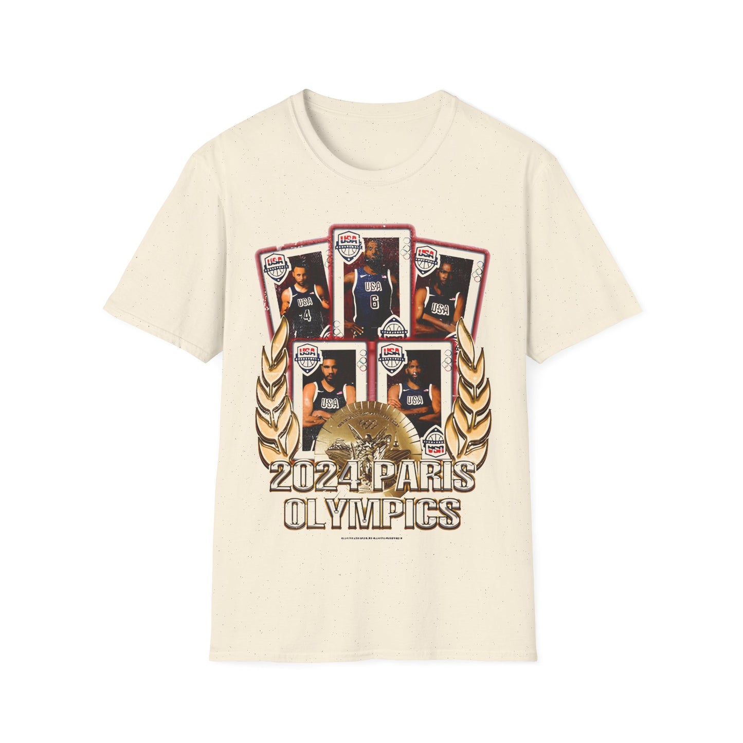 Vintage 90s Basketball Bootleg Style T-Shirt, USA 2024 GOLD Retro Basketball Shirt Unisex Graphic Tee