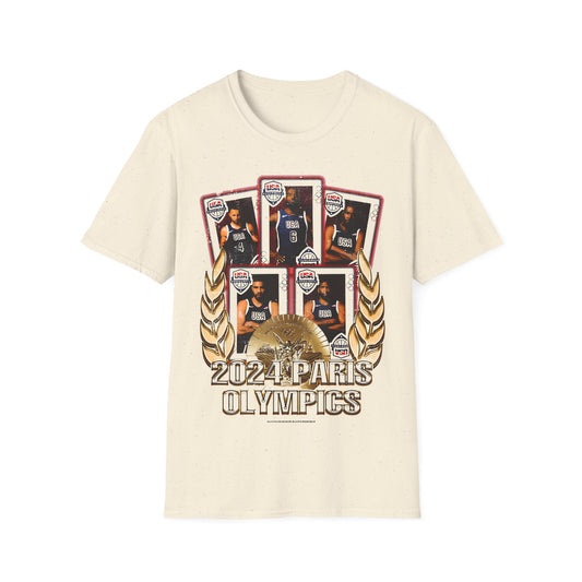 Vintage 90s Basketball Bootleg Style T-Shirt, USA 2024 GOLD Retro Basketball Shirt Unisex Graphic Tee