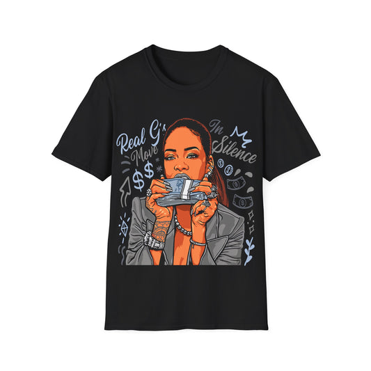 MOVE IN SILENCE PREMIUM STREETWEAR Unisex Softstyle T-Shirt