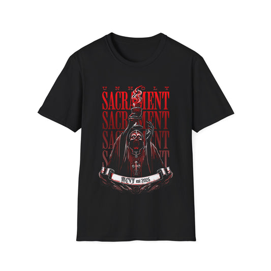 UNHOLY SACRAMENT MCVT PREMIUM STREETWEAR Unisex Softstyle T-Shirt