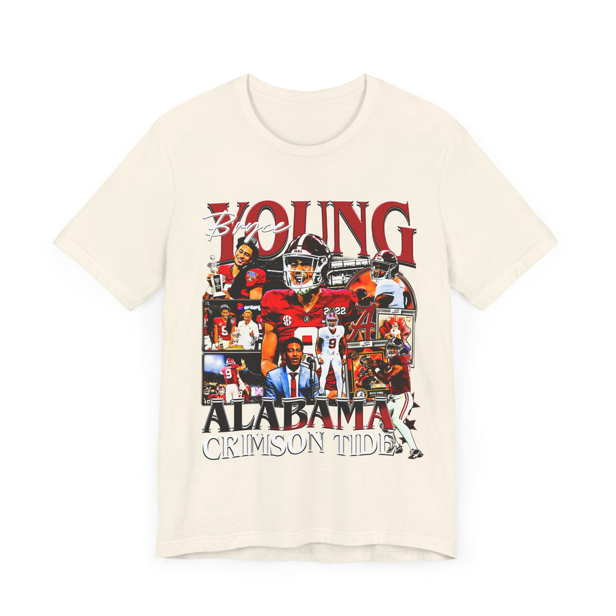 Vintage 90s Football Bootleg Style TShirt BRYCE YOUNG Unisex Graphic Tee Shirt