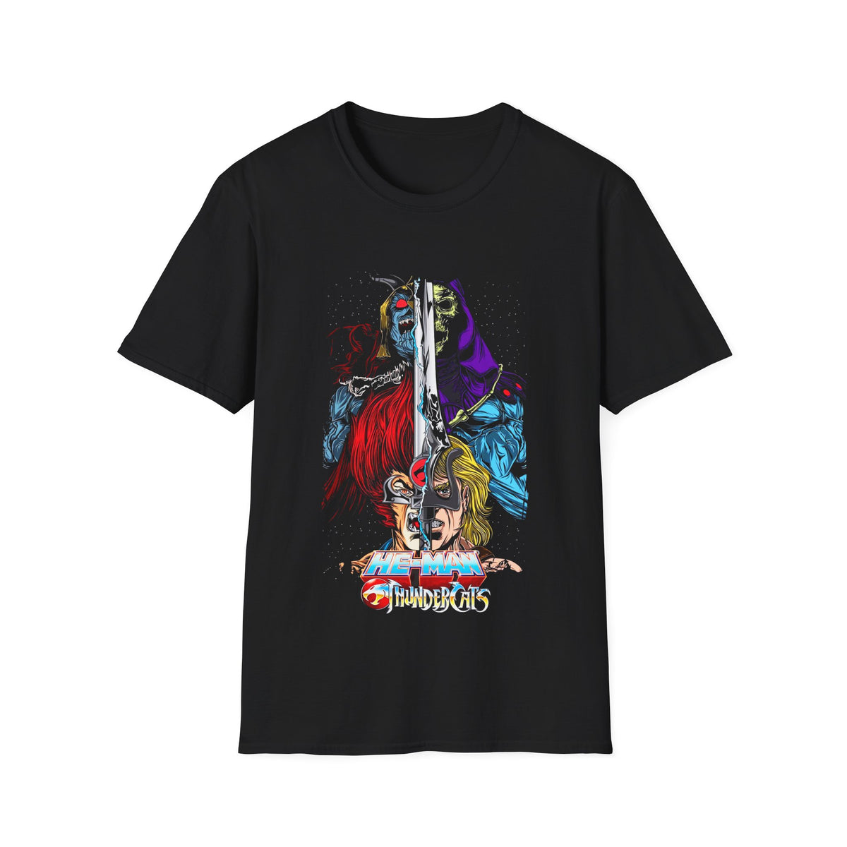 80S LEGENDS HE MAN THUNDERCAT COMBO Unisex Softstyle T-Shirt