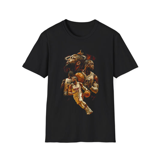 WADE BASKETBALL LEGENDS Unisex Softstyle T-Shirt