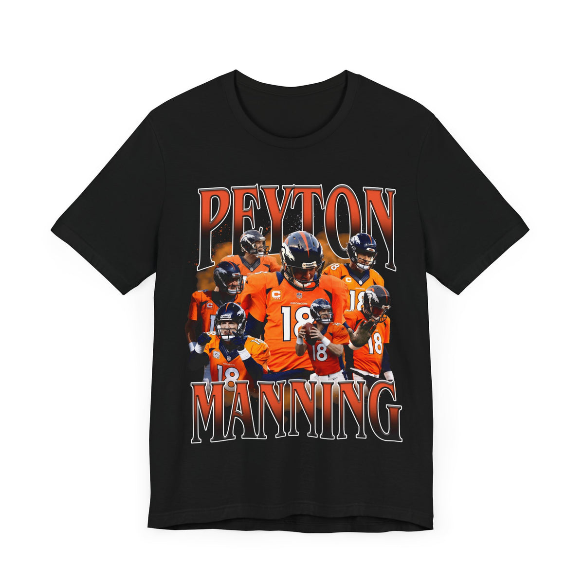 Vintage 90s Football Bootleg Style T-Shirt PEYTON MANNING Unisex Tee Shirt