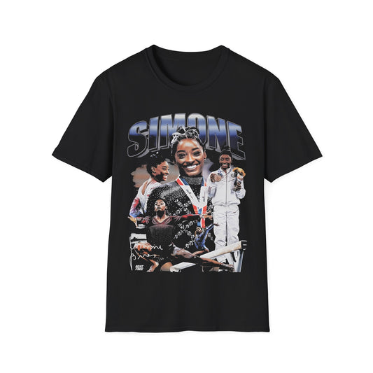 Vintage 90s Pop Culture Bootleg Style T-Shirt, USA SIMONE Retro Shirt Unisex Graphic Tee