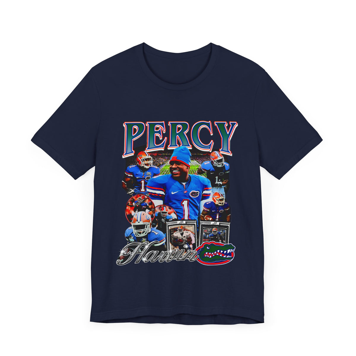 Vintage 90s Football Bootleg Style TShirt PERCY HARVIN Unisex Graphic Tee Shirt