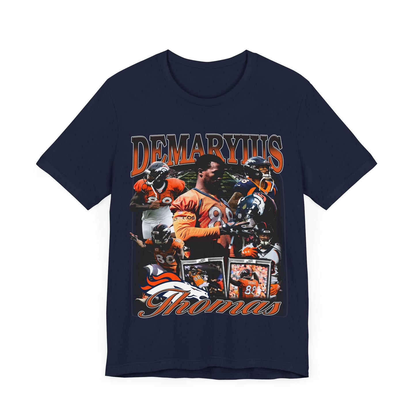 Vintage 90s Football Bootleg Style TShirt DEMARYIUS THOMAS Unisex Graphic Tee