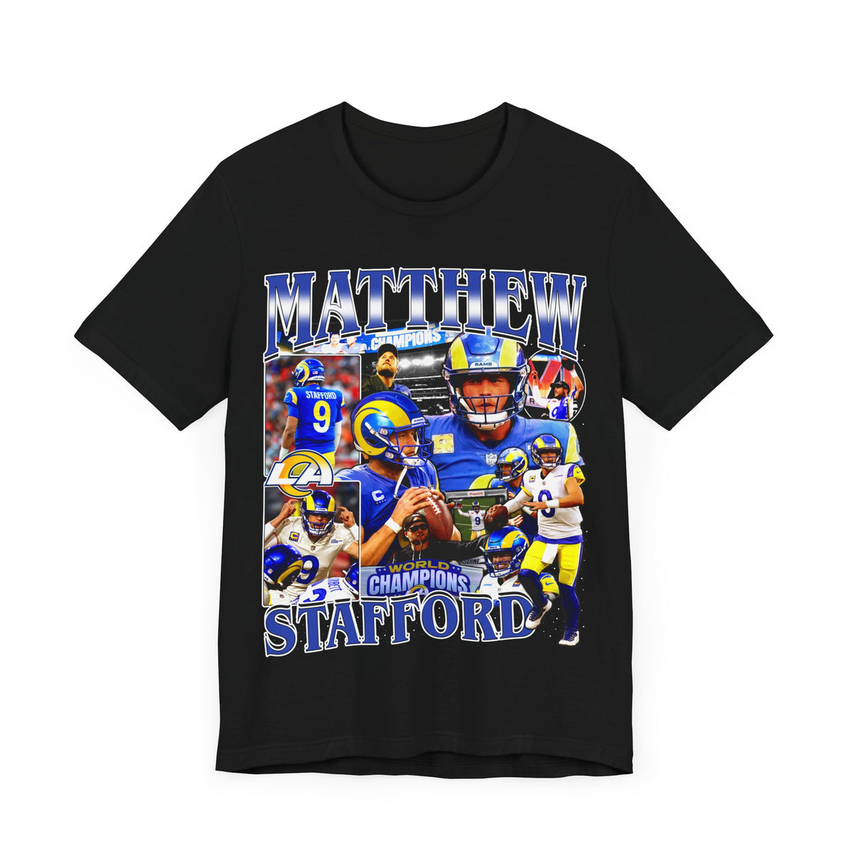 Vintage 90s Football Bootleg Style TShirt MATTHEW STAFFORD Unisex Graphic Tee