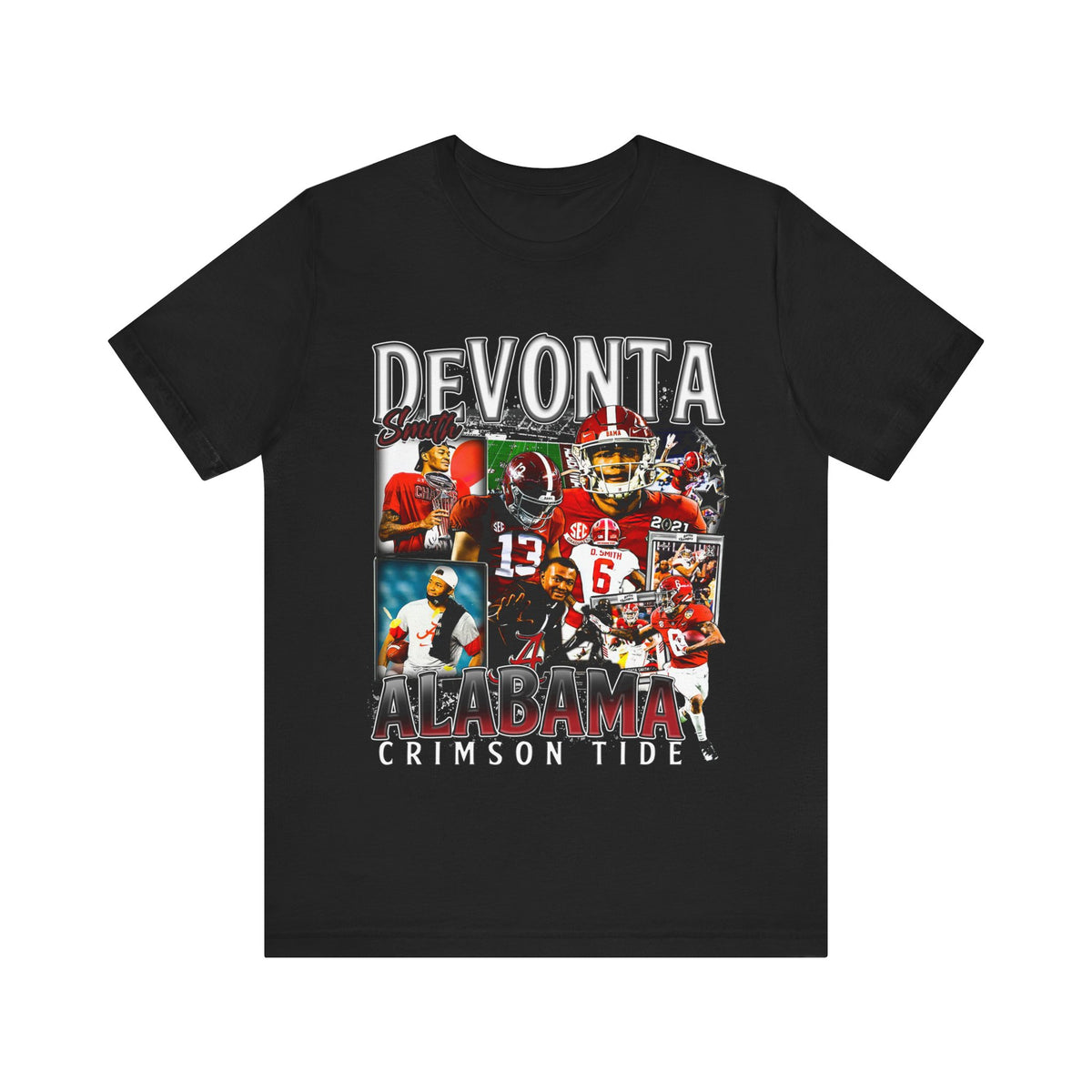 Vintage 90s Football Bootleg Style TShirt DEVONTA SMITH Unisex Graphic Tee Shirt